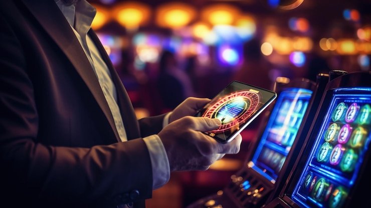Antarmuka aplikasi mobile arisan777 menampilkan menu sportsbook dan permainan kasino